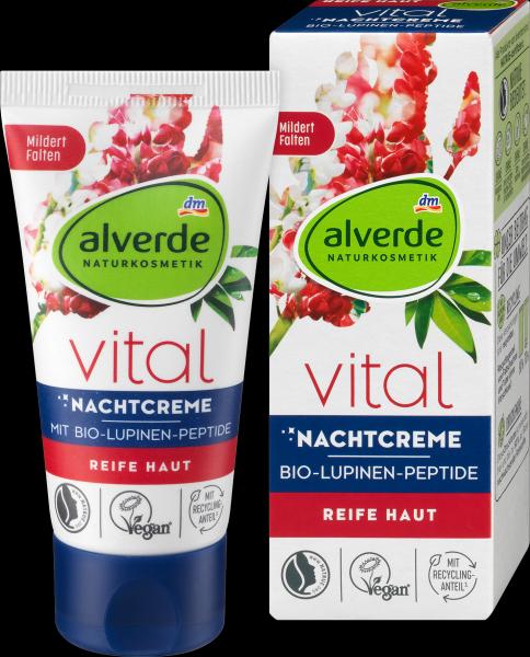 Image du produit dm alverde Crème de nuit Vital Peptides de lupin bio (Crème de nuit)