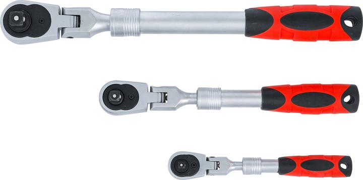 Actual product image DIY-Wood Switch ratchet set | extendable, angular | output external square 6.3 mm (1/4") - 10 mm (3/8") (1/4")