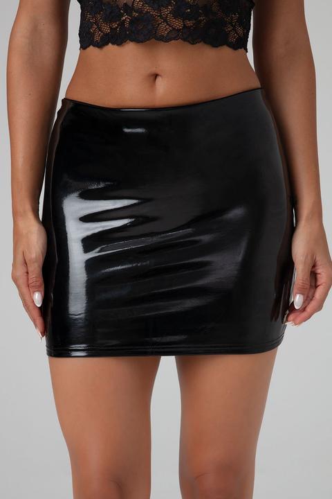 Produktbild Christine Le Duc Mini Skirt Black Love - black (L)