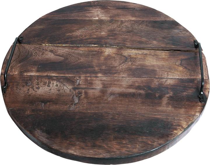 Actual product image Natura Punto Mango wood round cutting board