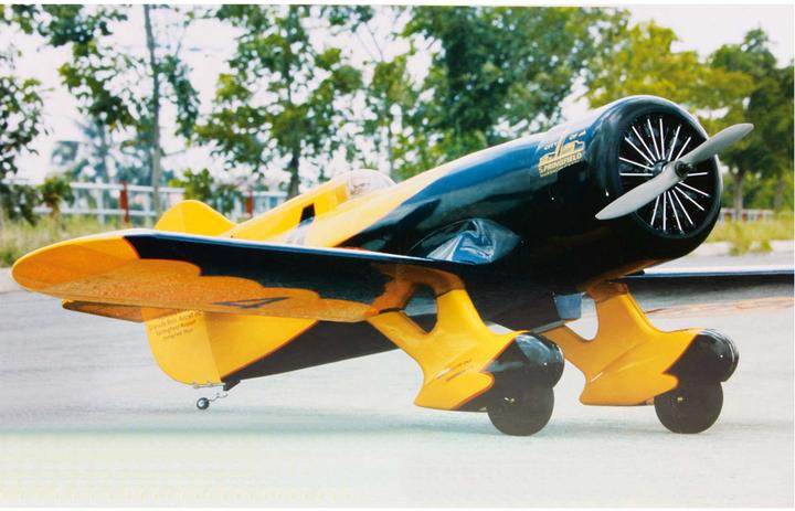 Actual product image Seagull Models geebee 120 arf in wood construction for burner drives (Multi motor)