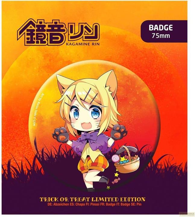 Image du produit POPbuddies Badge Hatsune Miku Halloween Édition limitée Kagamine Rin