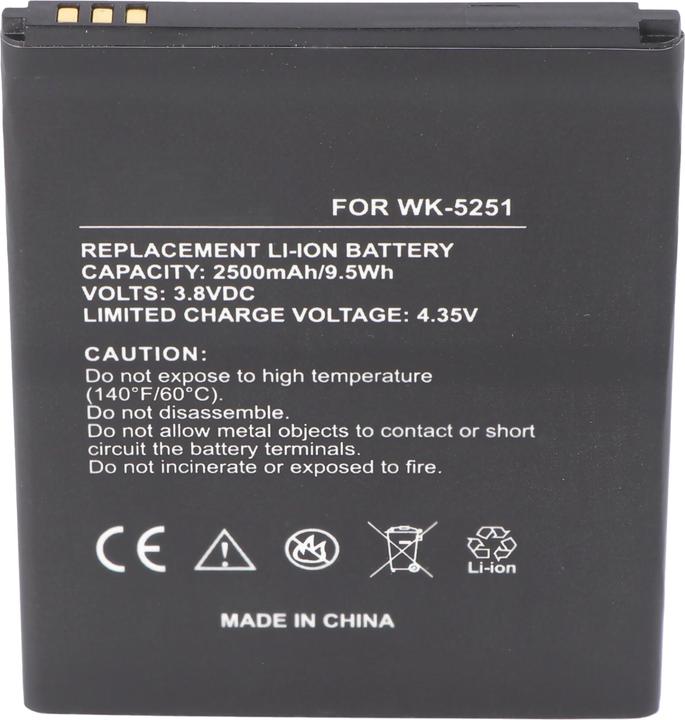 Produktbild Wiko Akku Pulp FAB 3G, Pulp FAB 4G Akku 5251 (Akku, Wiko Pulp Fab)