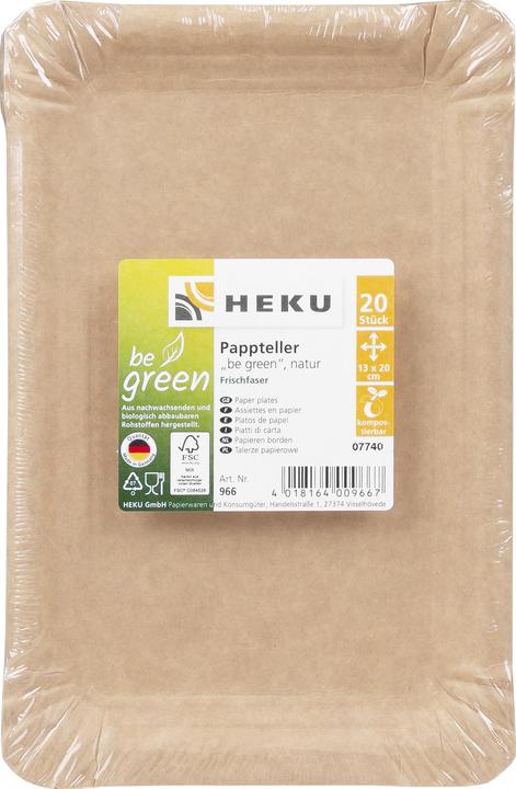Productafbeelding Heku Papieren wegwerpborden (20 x)