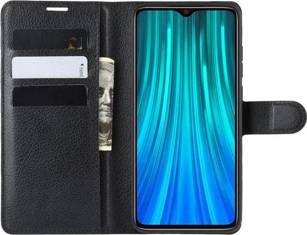 Actual product image MU Classic Litchi Leather Bookcover Series (Xiaomi Redmi Note 8 Pro)
