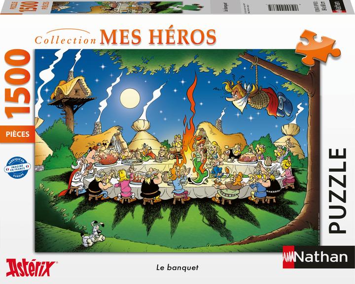 Image du produit Nathan Puzzle 1500 pieces Jigsaw Puzzle - 1500 Pieces - Asterix and Obelix : (1500 pièces)