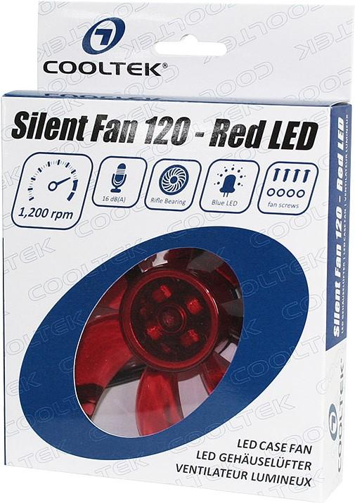 Produktbild Cooltek Lüfter Silent Fan LED (120 mm)