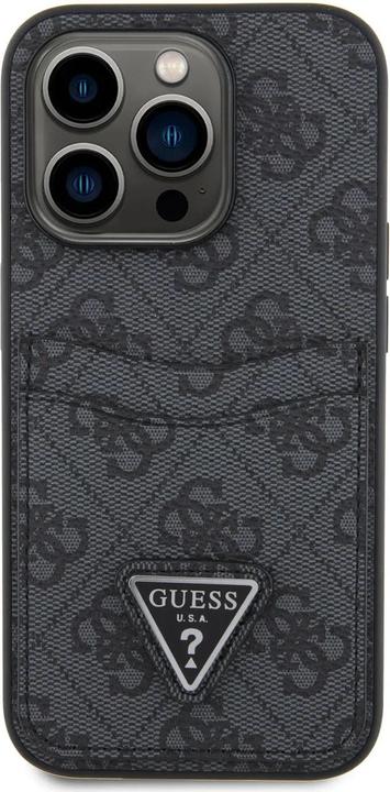 Image du produit Guess Etui en cuir PU avec double emplacement pour carte 4G (Apple iPhone 15 Pro Max)