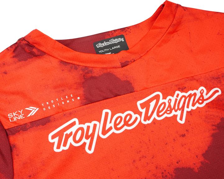 Image du produit Troy Lee Designs Skyline SS Jersey, Flared, fiery red, youth XL (XL)