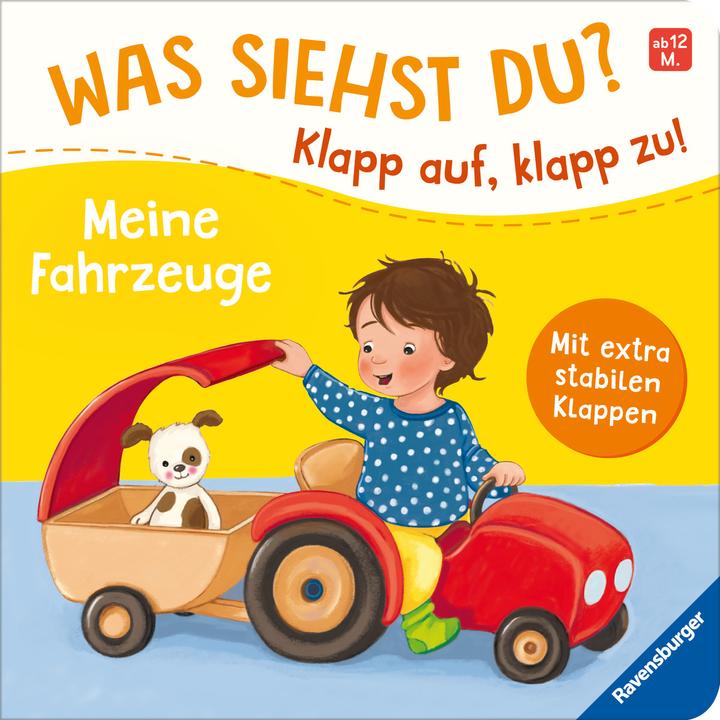 Actual product image Ravensburger What do you see? Open, close! My vehicles (German)
