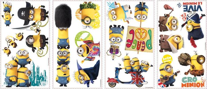 Immagine prodotto Minions Adesivi Da Parete (25 x 45 cm)