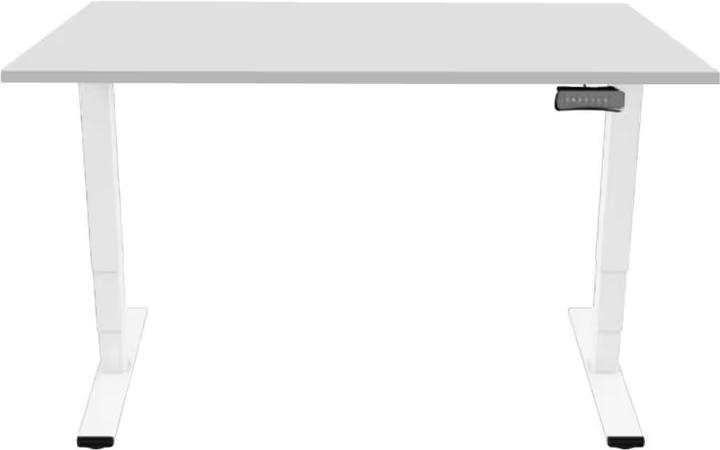 Image du produit Contini Table RAL 9016 2.0 x 0.9 m Blanc avec plateau gris (200 x 90 x 130 cm)