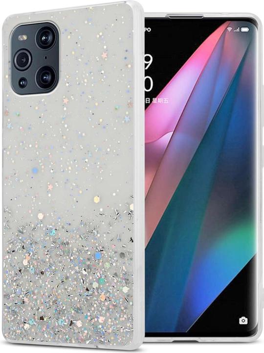 Produktbild Cadorabo TPU Hülle für Oppo FIND X3 PRO mit Glitzer (Oppo Find X3 Pro)