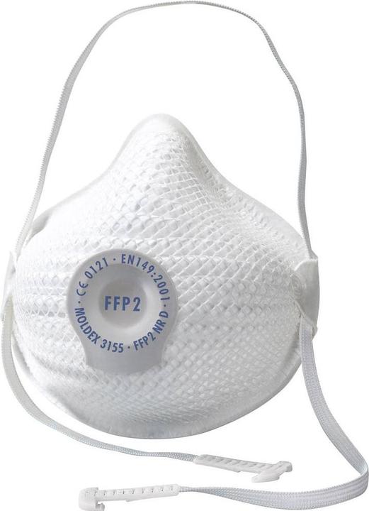 Image du produit Moldex Masque de protection respiratoire AIR 315501 FFP2 / V NR D avec valve d'expiration (P3R D, FFP2, 10 x)