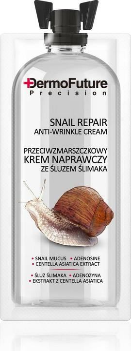 Produktbild DermoFuture DERMOFUTURE Snail Repair Anti-Wrinkle Cream przeciwzmarszczkowy krem naprawczy ze śluzem ślimaka 12m (Körpercreme, 12 ml)