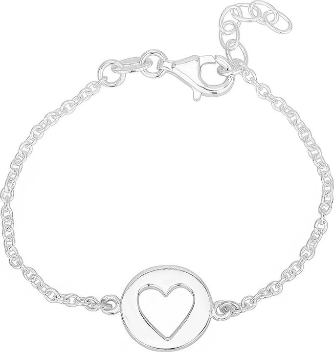 Leyda Armband Herz (16 cm, Silber 925)
