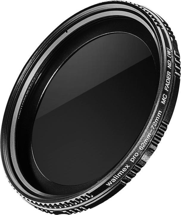 Walimex pro pro ND-Fader ND2 - ND400 vergütet 62 mm (62 mm, ND- / Graufilter, 62 mm)