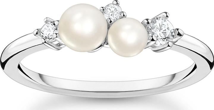 Image du produit Thomas Sabo Bague en perles Modern Chic (52, Argent 925)