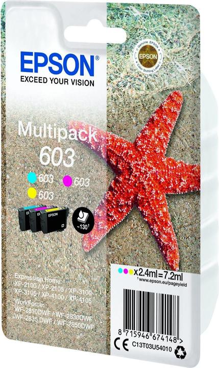 Produktbild Epson Multipack 3-colours 603 Ink (M, Y, C)