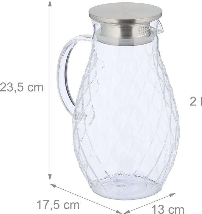 Immagine prodotto Relaxdays Glaskaraffe (2 l)