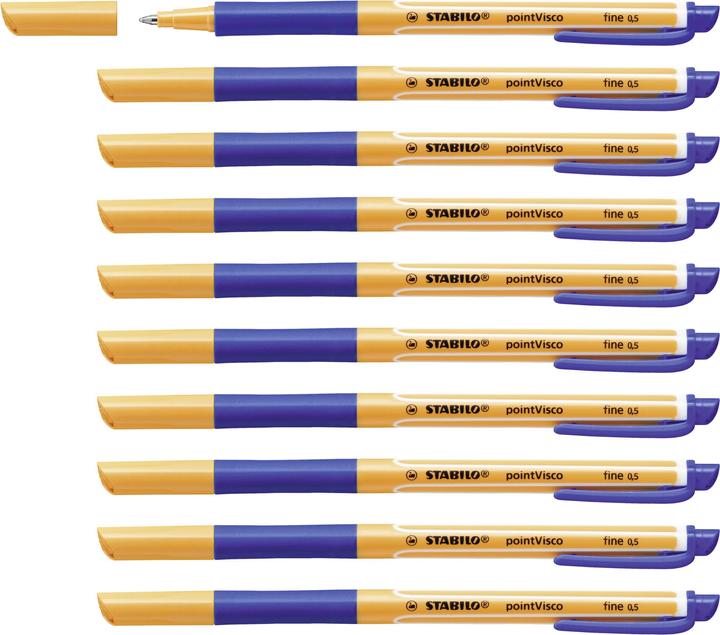 Actual product image STABILO pointVisco rollerball (Blue, 10 x)