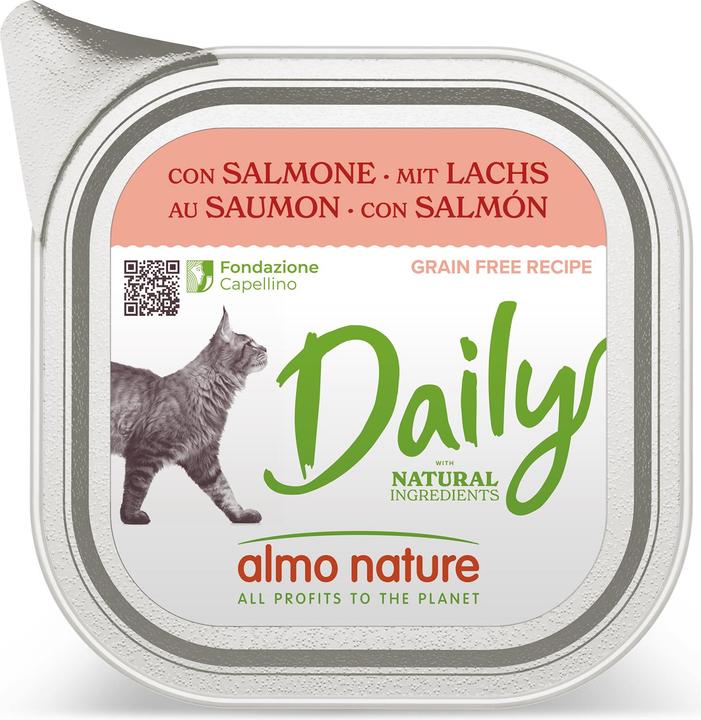 Immagine prodotto Almo Nature Menu giornaliero per adulti con salmone (Adulto, 1 pz., 100 g)