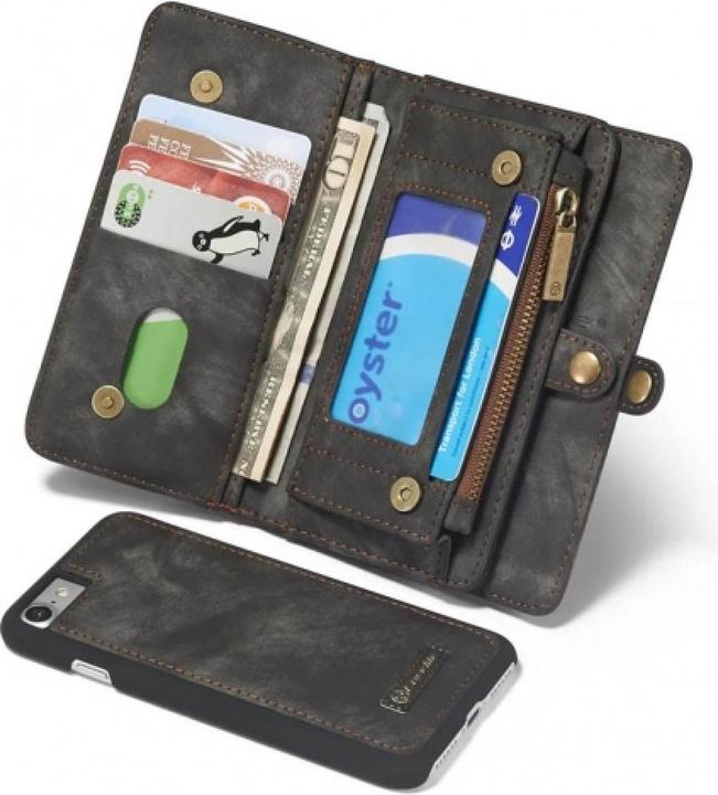 Actual product image Caseme Apple iPhone 8 Real Leather Wallet Card Case (Apple iPhone 8)