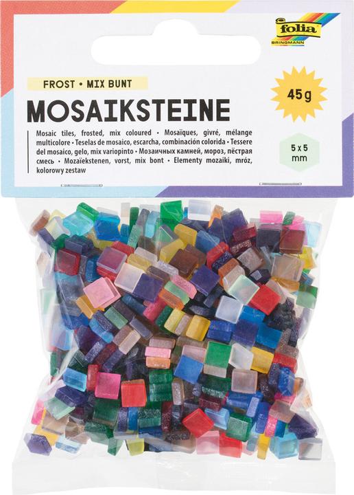 Actual product image Folia Mosaic stones FROST, 45g, 5x5mm