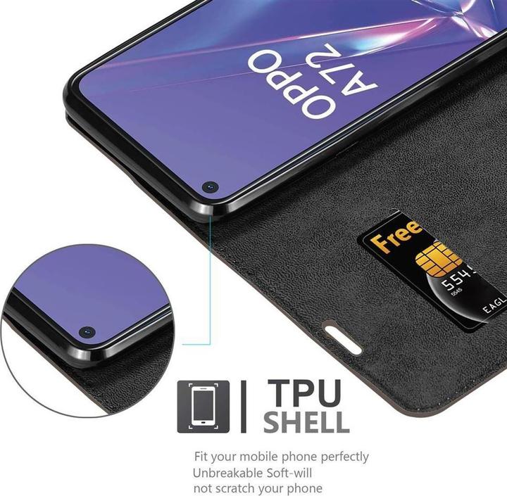Productafbeelding Cadorabo Boek Onzichtbare Magneethoes (Oppo A72)