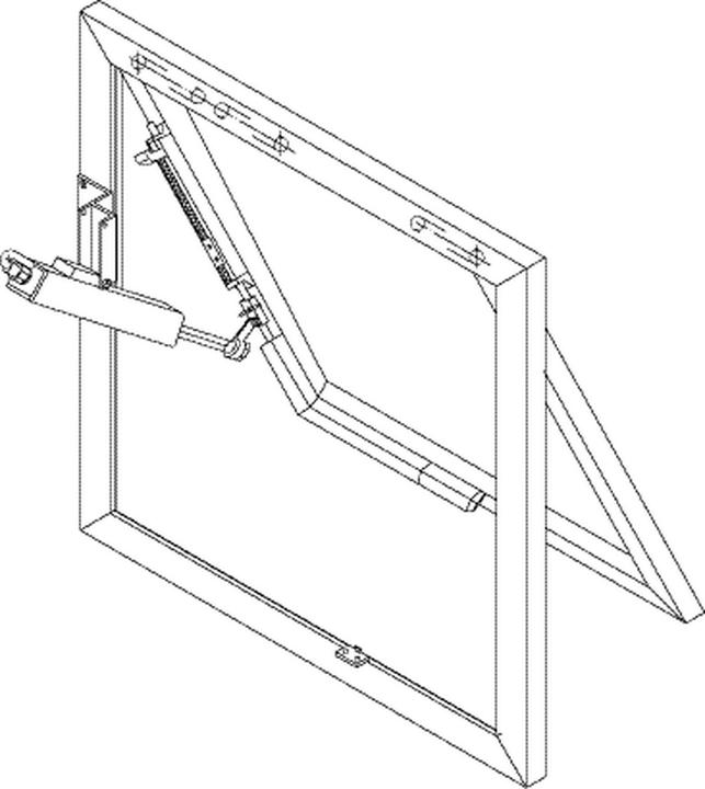Produktbild Geze Öffn.-/Verriegelungssystem RWA 110 NT / 300mm (1 Stk.)