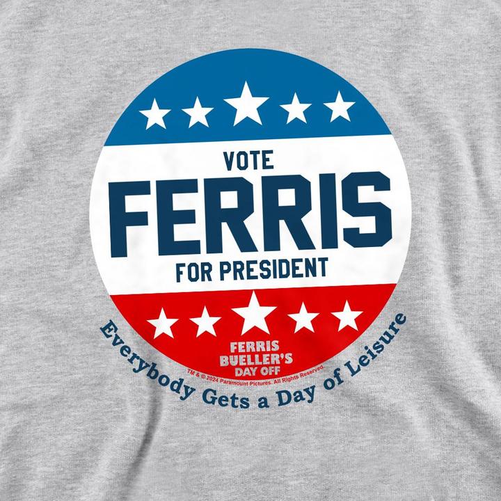 Produktbild Ferris Bueller´s Day Off Ferris Bueller's Day Off Vote Ferris For President Sweatshirt (XXL)