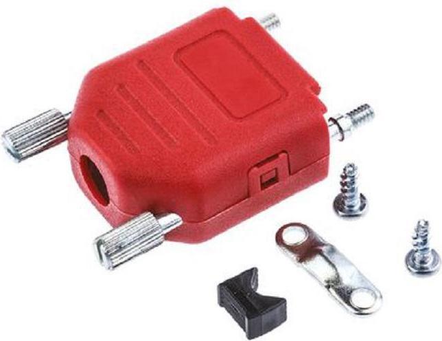 Actual product image MH Connectors D-Sub cover plastic Pole 9