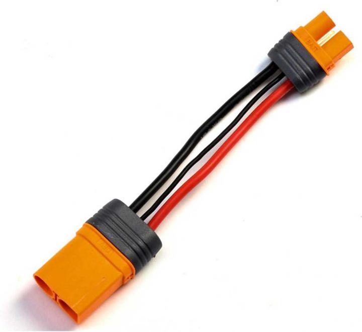 Spektrum iC3 Adapterkabel Smart iC3 Gerät auf Akku mit iC5 Stecker 100mm 10 AWG