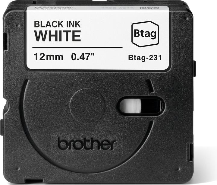 Brother Btag (1.20 cm, Weiss)
