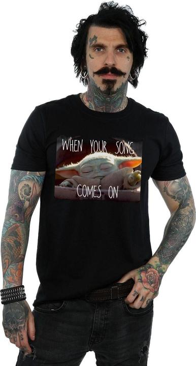 Image du produit Star Wars - T-shirt THE MANDALORIAN THE CHILD SONG MEME - Homme (4XL)