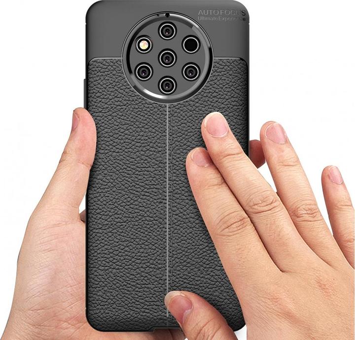 Actual product image Screenguard Nokia 9 PureView Cover Leather Design TPU Cover (Nokia 9 PureView)