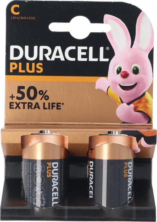 Produktbild Duracell Plus (2 Stk., C, 7750 mAh)