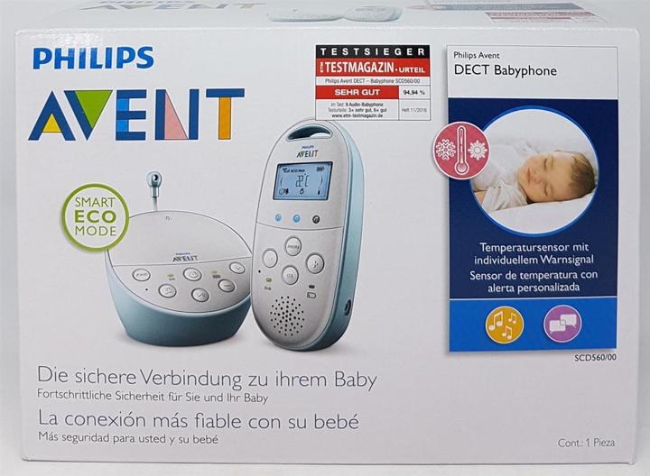 Image du produit Philips Avent Dect SCD560/00 (Babyphone Audio, 330 m)