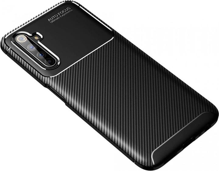 Actual product image Screenguard Realme 6 Pro Cover Carbon Design TPU Case (Realme 6 Pro)