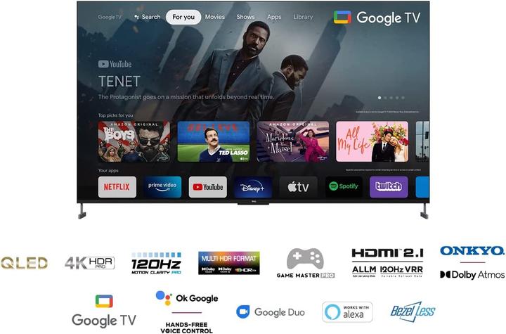 Produktbild TCL 98C735 (98", C735, QLED, 4K, 2022)