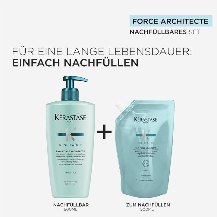Image du produit Kérastase Resistance Nachfüllset (1000 ml, Shampoing liquide)