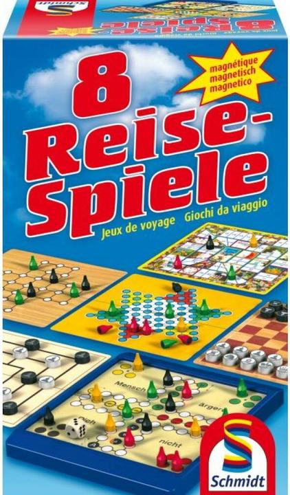 Schmidt Spiele 8 Giochi di viaggio - Magnetico (Tedesco)