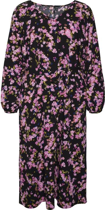 Produktbild Vero Moda Normal geschnitten Rundhals Curve Nicht verstellbare Bündchen Langes Kleid Kleid (52)
