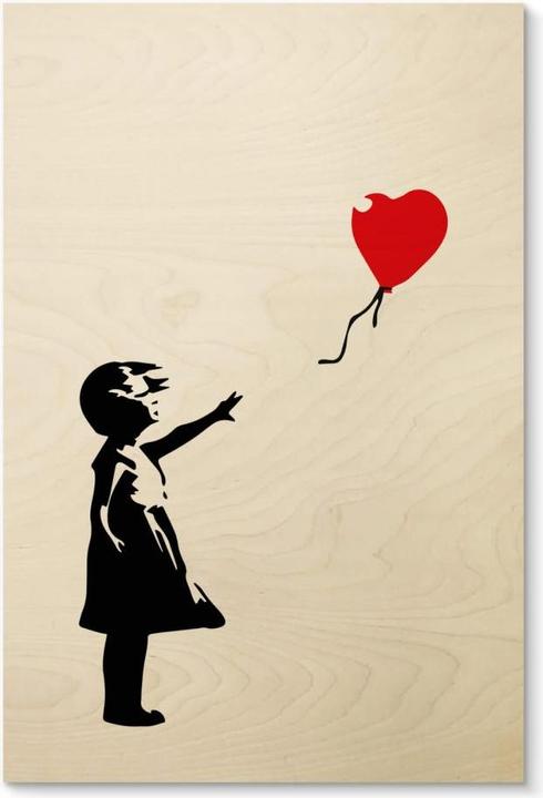 Trenddeko Ragazza con il palloncino rosso
