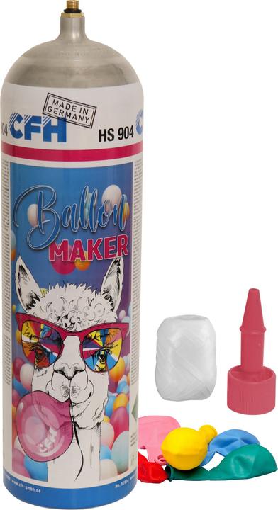 Image du produit CFH Kit hélium HS904 couleurs arc-en-ciel 30 ballons (30 x)