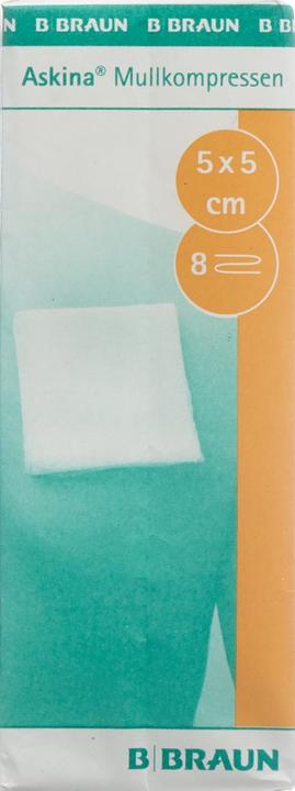 Produktbild Askina Mullkompresse 5cmx5cm