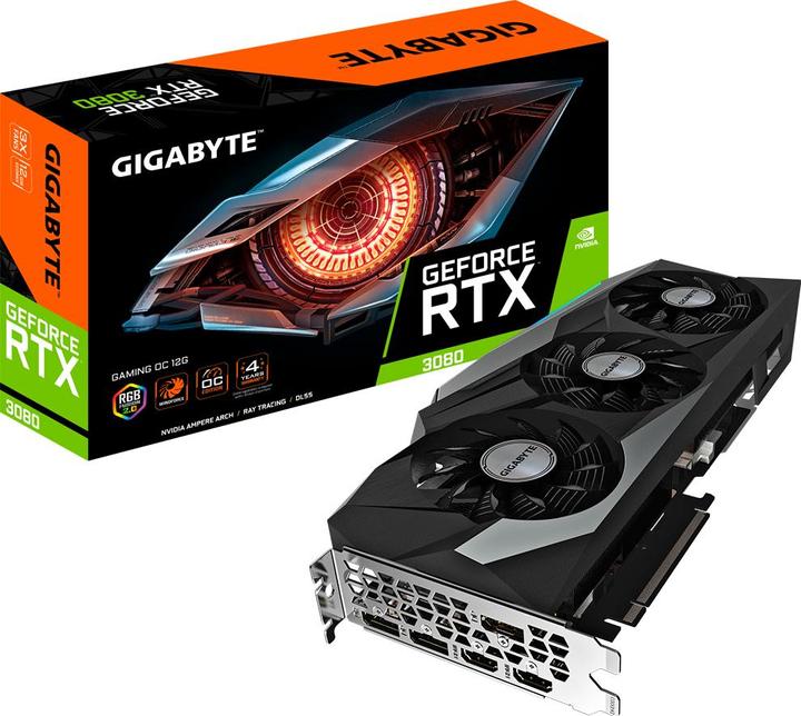 Image du produit Gigabyte GeForce RTX 3080 GAMING OC (12 Go)