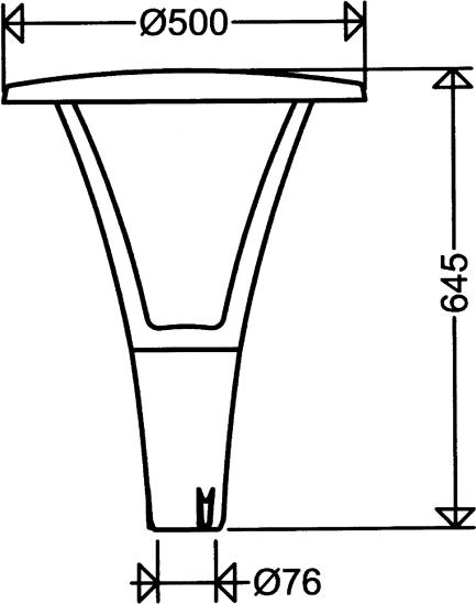 Produktbild Schuch Licht LED-Pilzleuchte 544 2403ABX (7070 lm, IP65)