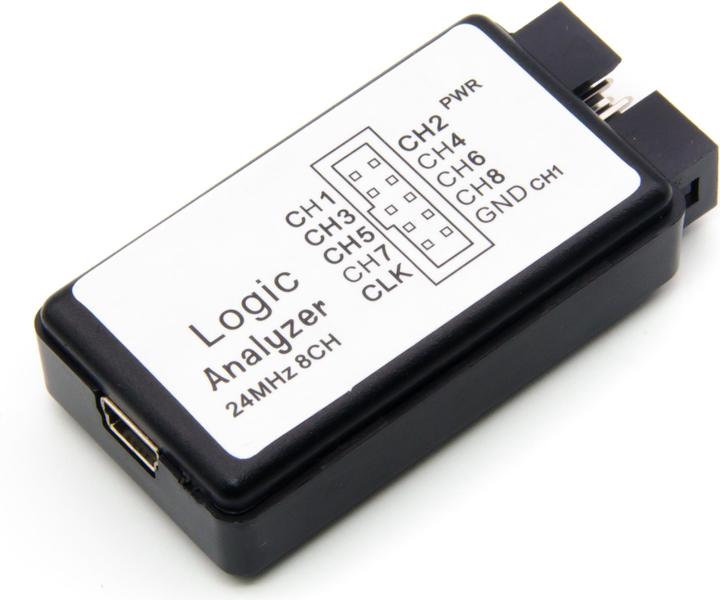 Image du produit Purecrea Analyseur logique USB 8 canaux 24MHz
