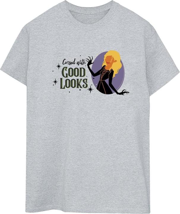 Actual product image Disney Womens/Ladies Hocus Pocus Cursed Sarah Cotton Boyfriend T-Shirt (S)